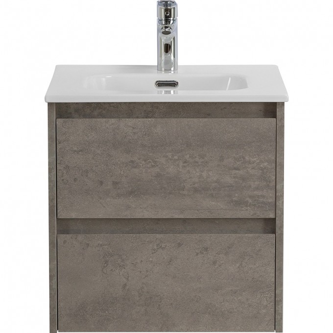 База под раковину BELBAGNO подвесная с двумя выкатными ящиками, Cemento Grigio, 500x460x500 KRAFT-500-2C-SO-CG База под раковину BELBAGNO подвесная с двумя выкатными ящиками, Cemento Grigio, 500x460x500 KRAFT-500-2C-SO-CG