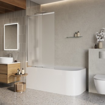 Душевая шторка на ванну BELBAGNO LUCE-VF-11-90/145-P-Cr Душевая шторка на ванну BELBAGNO LUCE-VF-11-90/145-P-Cr