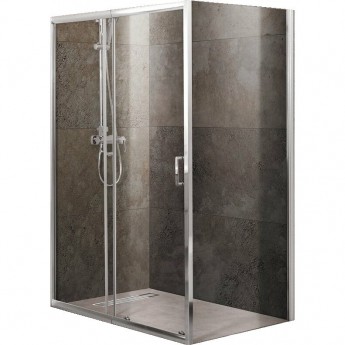 Душевой уголок 110-125x100 см BELBAGNO UNIQUE-AH-1-110/125-100-C-Cr Душевой уголок 110-125x100 см BELBAGNO UNIQUE-AH-1-110/125-100-C-Cr