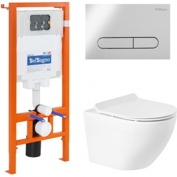 Комплект 4в1 BELBAGNO BB046CHR/BB2111SC/BB002-80/BB005-PR-CHROME Комплект 4в1 BELBAGNO BB046CHR/BB2111SC/BB002-80/BB005-PR-CHROME