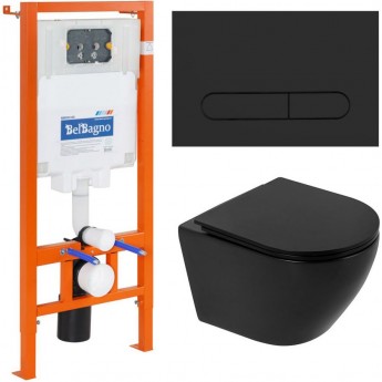 Комплект 4в1 BELBAGNO BB062CHR-MB/BB062SC-MB/BB002-80/BB007-PR-NERO.M Комплект 4в1 BELBAGNO BB062CHR-MB/BB062SC-MB/BB002-80/BB007-PR-NERO.M