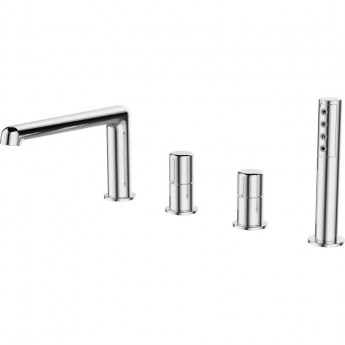 Смеситель на борт ванны BELBAGNO UNO UNO-BVD4-CRM Смеситель на борт ванны BELBAGNO UNO UNO-BVD4-CRM