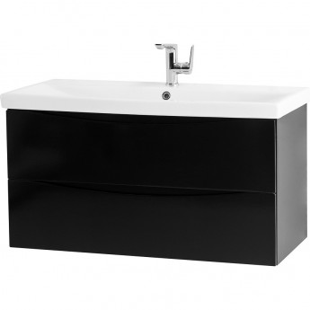 Тумба Nero Lucido 86,8 см BELBAGNO MARINO MARINO-CER-900-2C-SO-NL-P Тумба Nero Lucido 86,8 см BELBAGNO MARINO MARINO-CER-900-2C-SO-NL-P