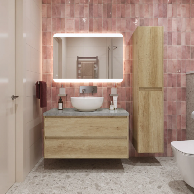Тумба Rovere Nebrasca Nature 80 см BELBAGNO KRAFT KRAFT80RNN-KEPMGL-1077-SET Тумба Rovere Nebrasca Nature 80 см BELBAGNO KRAFT KRAFT80RNN-KEPMGL-1077-SET