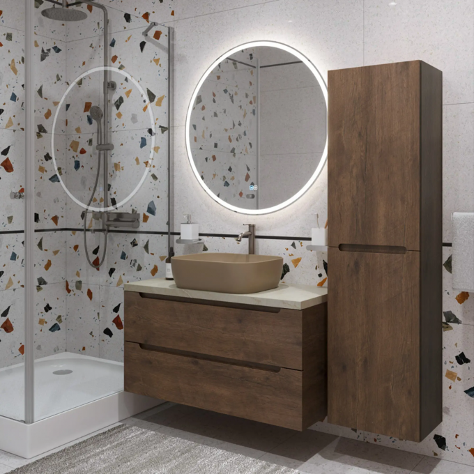 Тумба Rovere Rustico 80 см BELBAGNO ETNA ETNA80RW-KEPMCO-1302H316-SET Тумба Rovere Rustico 80 см BELBAGNO ETNA ETNA80RW-KEPMCO-1302H316-SET