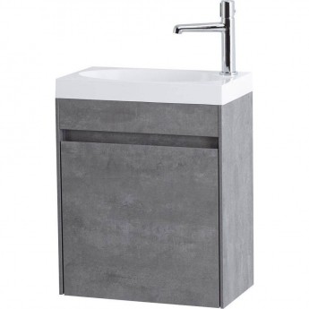 Тумба Stucco Cemento 45,4 см BELBAGNO PIETRA PIETRA MINI-460-1A-SO-SCM-R Тумба Stucco Cemento 45,4 см BELBAGNO PIETRA PIETRA MINI-460-1A-SO-SCM-R