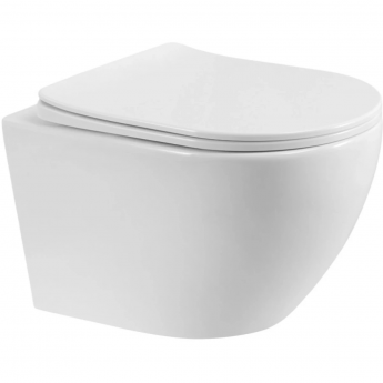 Унитаз подвесной BELBAGNO MARINO BB7026CH-TOR-BFS/SC безободковый Унитаз подвесной BELBAGNO MARINO BB7026CH-TOR-BFS/SC безободковый